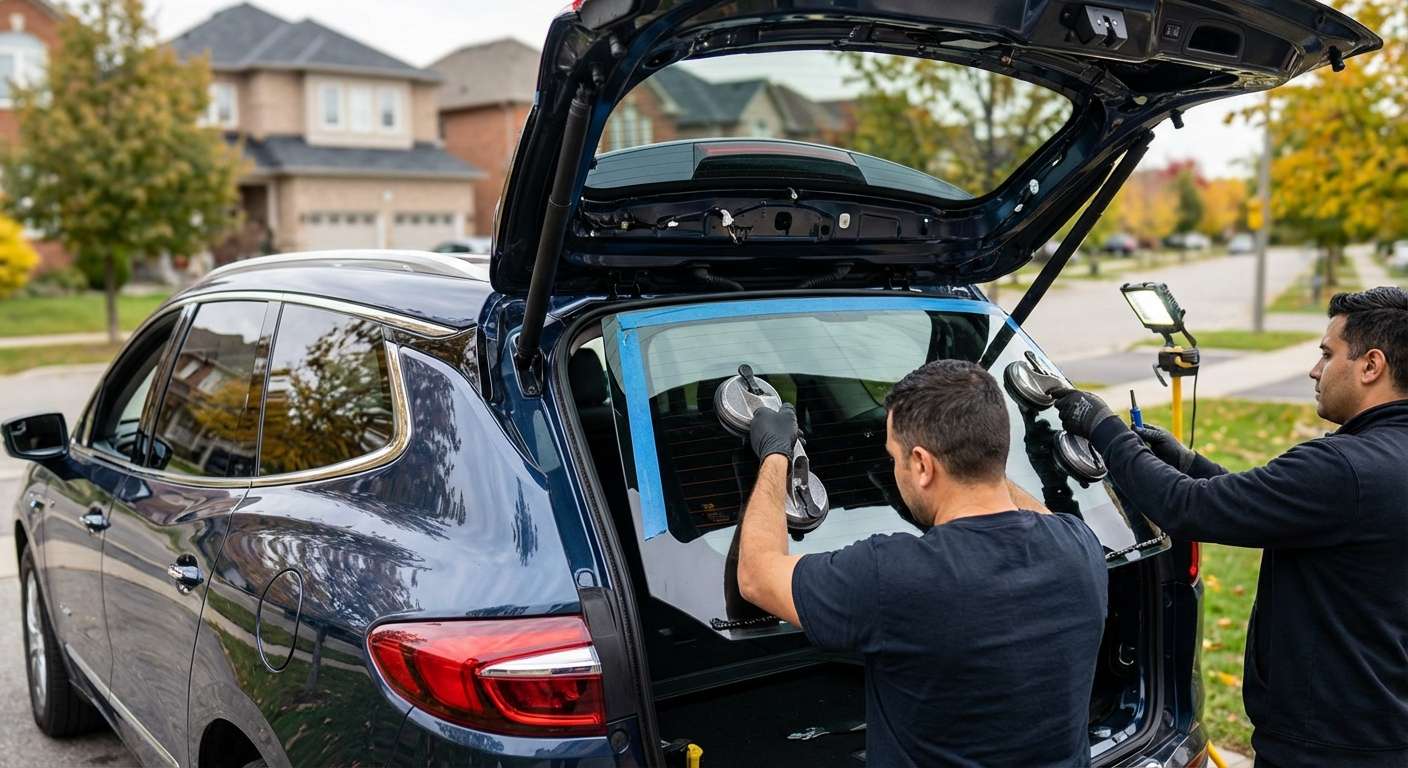 Back Glass Replacement for Buick Enclave 2025-2027 by Alexwindshield