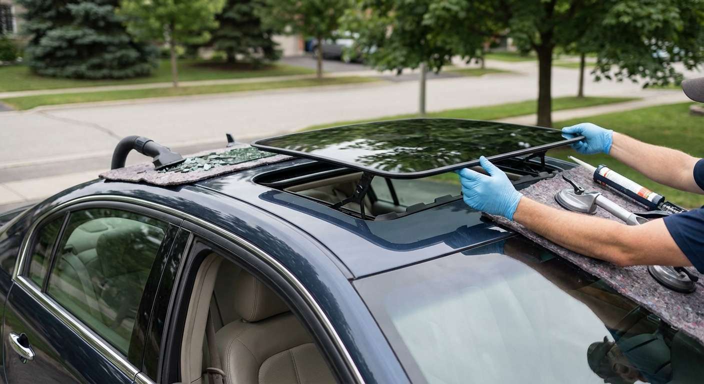 Sunroof Replacement for Buick Lucerne 2006-2011 by Alexwindshield