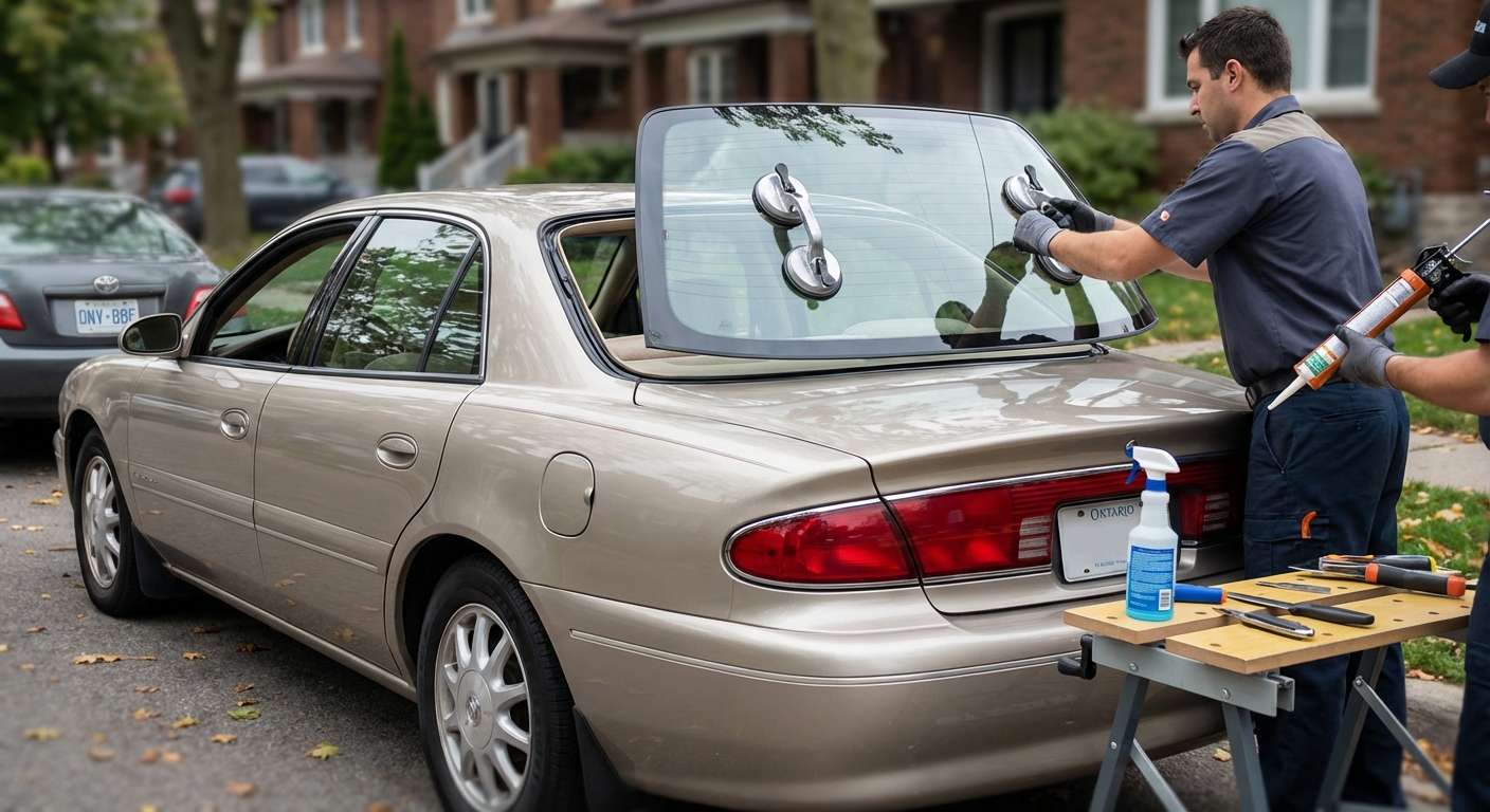 Back Glass Replacement for Buick Century 1997-2005 by Alexwindshield