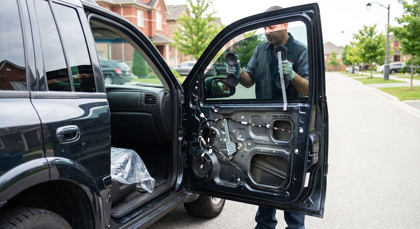 Door Glass Replacement for Buick Rainier 2004-2007 by Alexwindshield