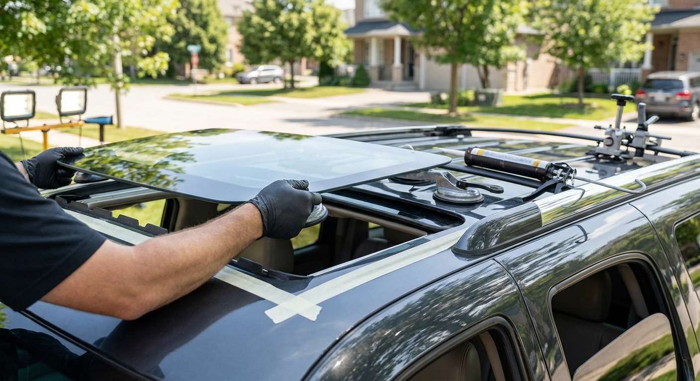 Sunroof Replacement for Cadillac Escalade 2002-2006 by Alexwindshield