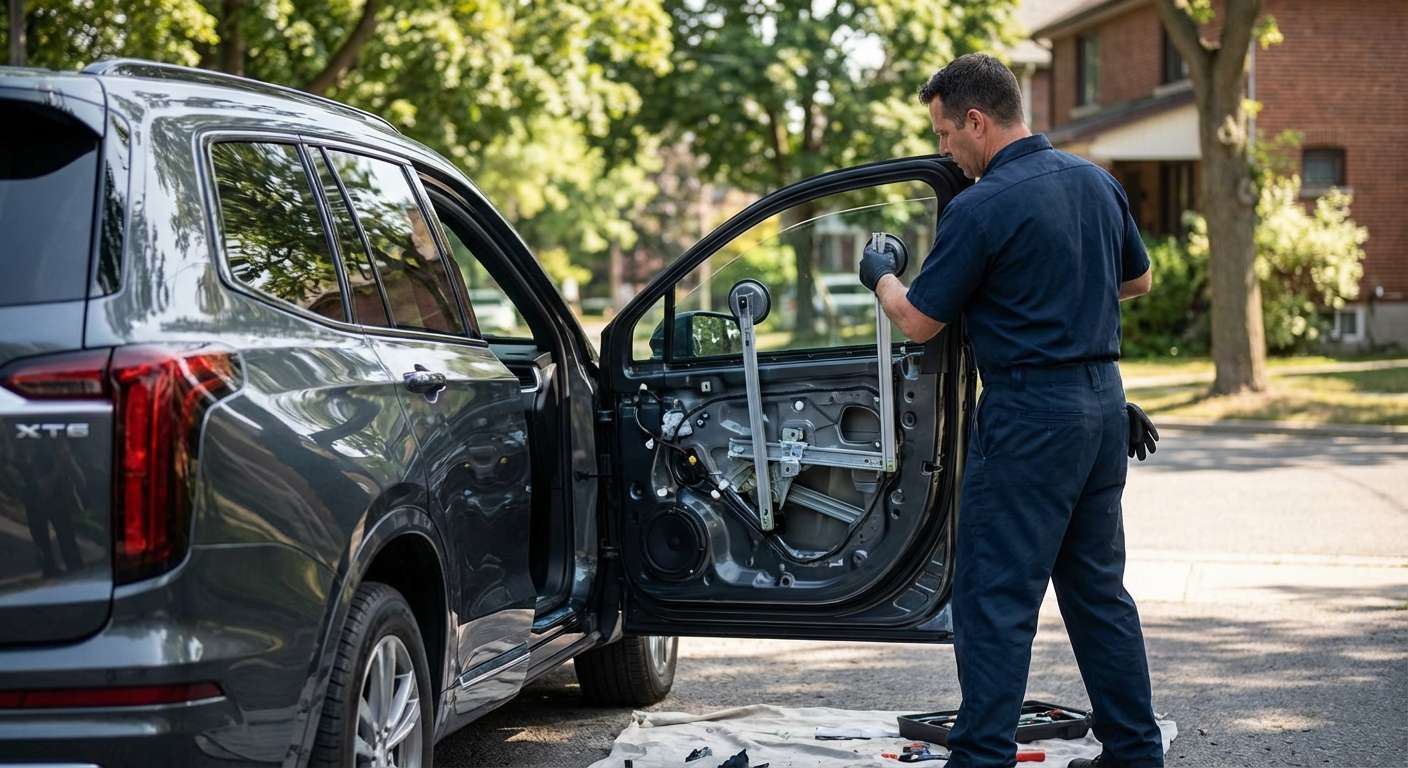 Door Glass Replacement for Cadillac XT6 2020-2027 by Alexwindshield