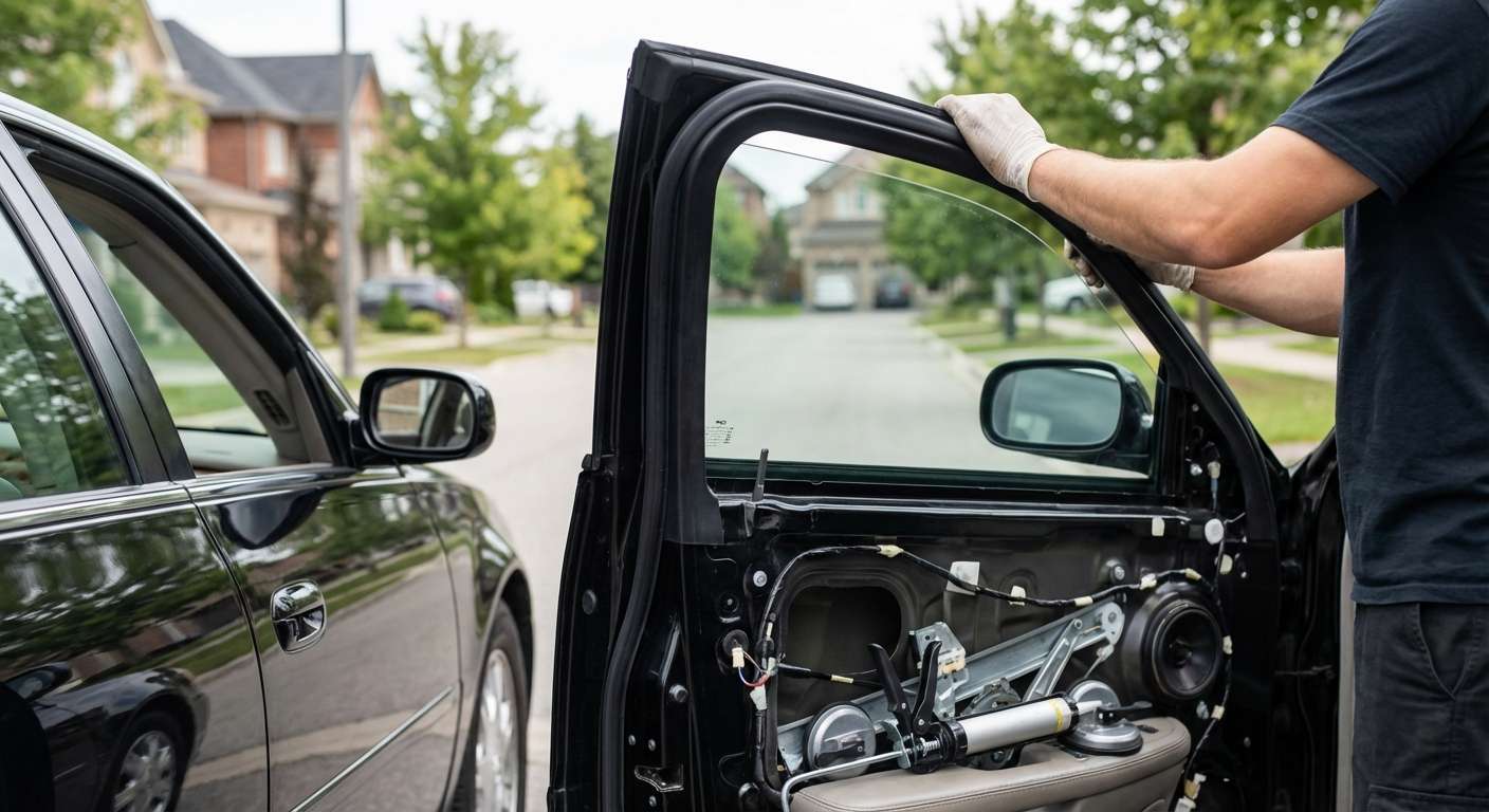Door Glass Replacement for Cadillac DeVille 2000-2005 by Alexwindshield
