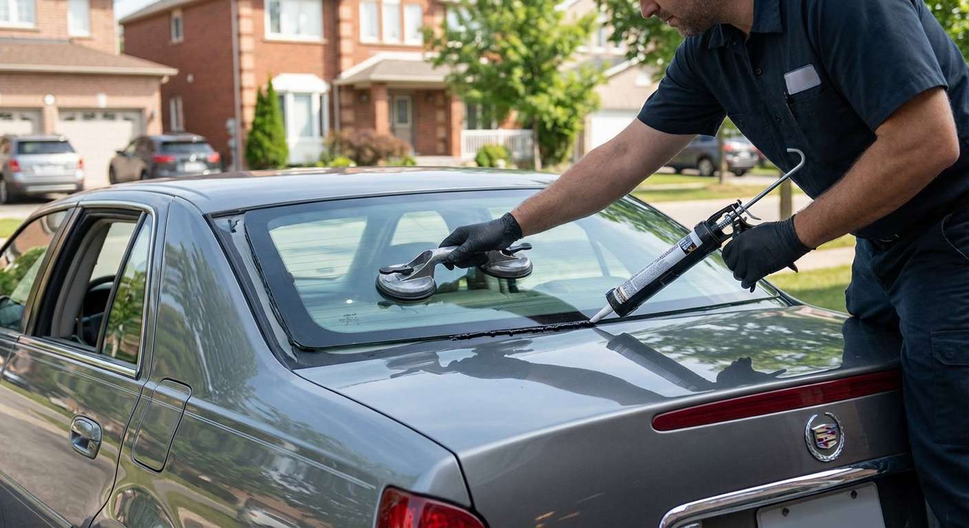 Back Glass Replacement for Cadillac DeVille 2000-2005 by Alexwindshield