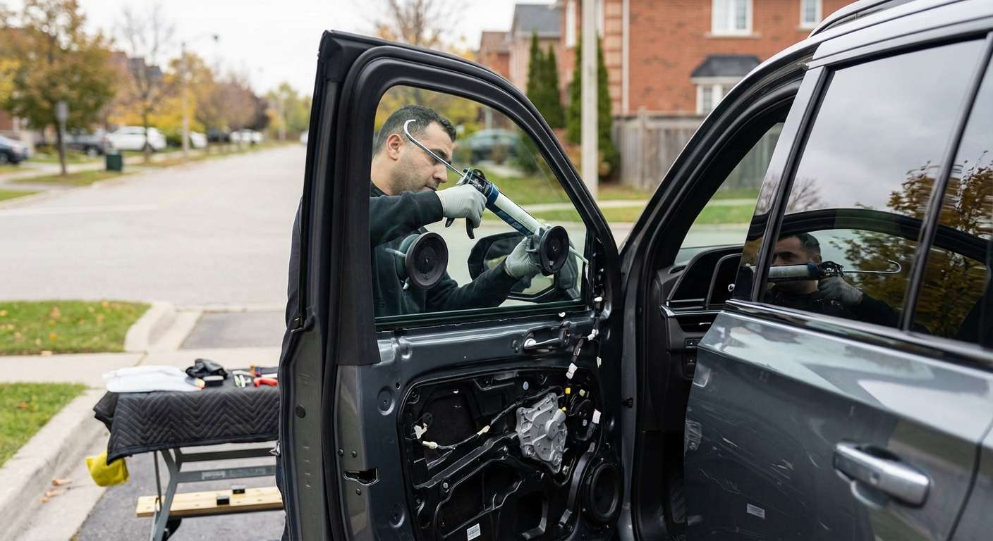 Door Glass Replacement for Cadillac ESCALADE IQ 2025-2027 by Alexwindshield