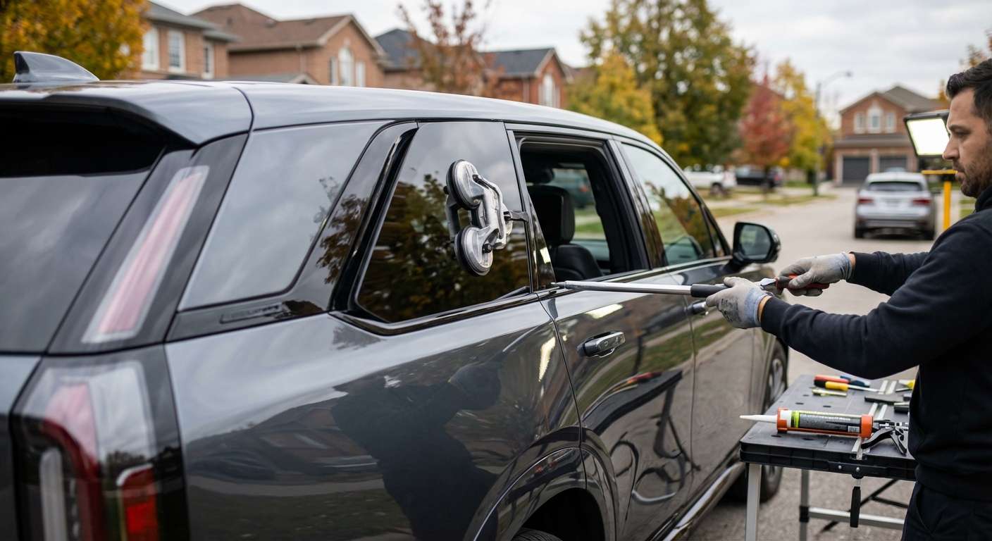 Quarter Glass Replacement for Cadillac ESCALADE IQ 2025-2027 by Alexwindshield