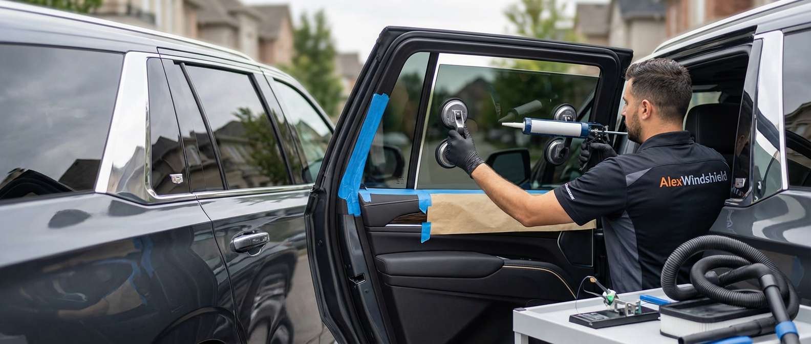 Vent Glass Replacement for Cadillac ESCALADE IQ 2025-2027 by Alexwindshield