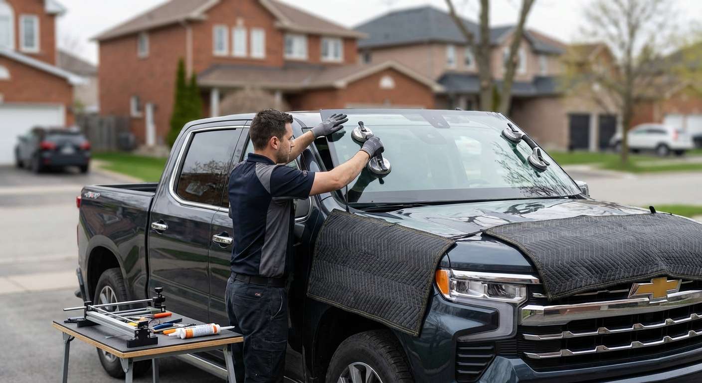 Windshield Replacement for Chevrolet Silverado 1500 2025-2027 by Alexwindshield