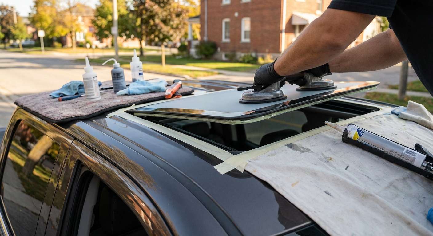 Sunroof Replacement for Chevrolet Silverado HD 2500/3500 2015-2019 by Alexwindshield
