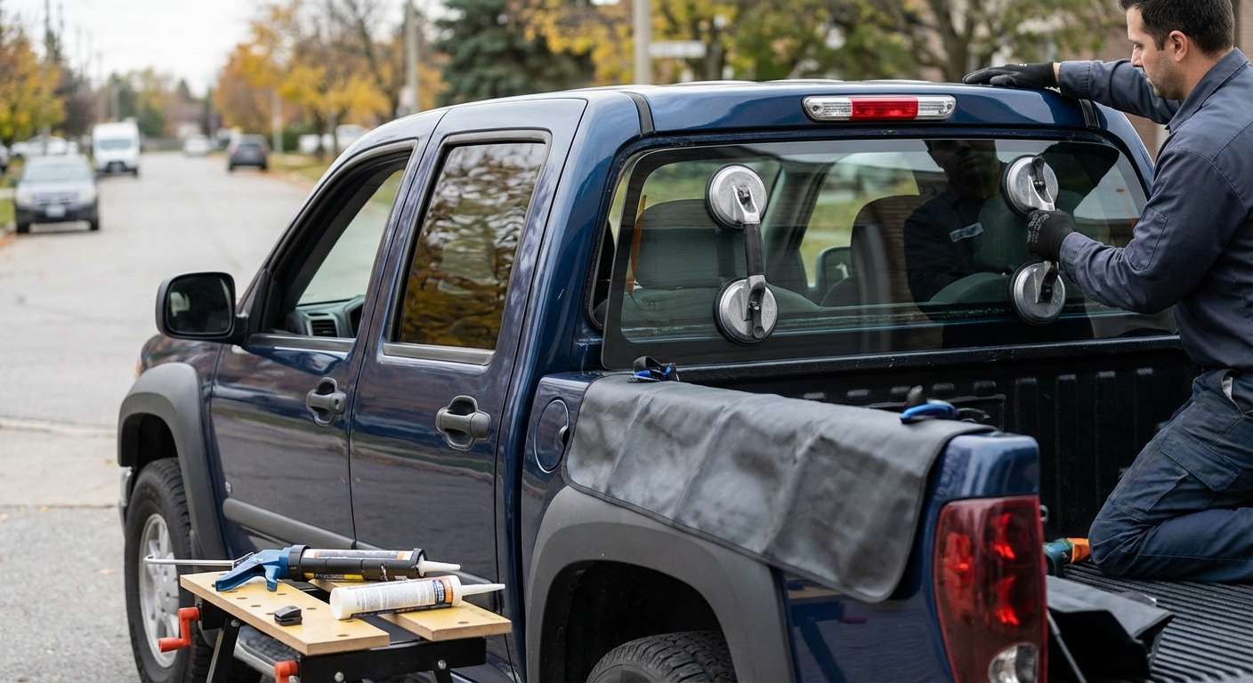 Back Glass Replacement for Chevrolet Colorado 2004-2012 by Alexwindshield