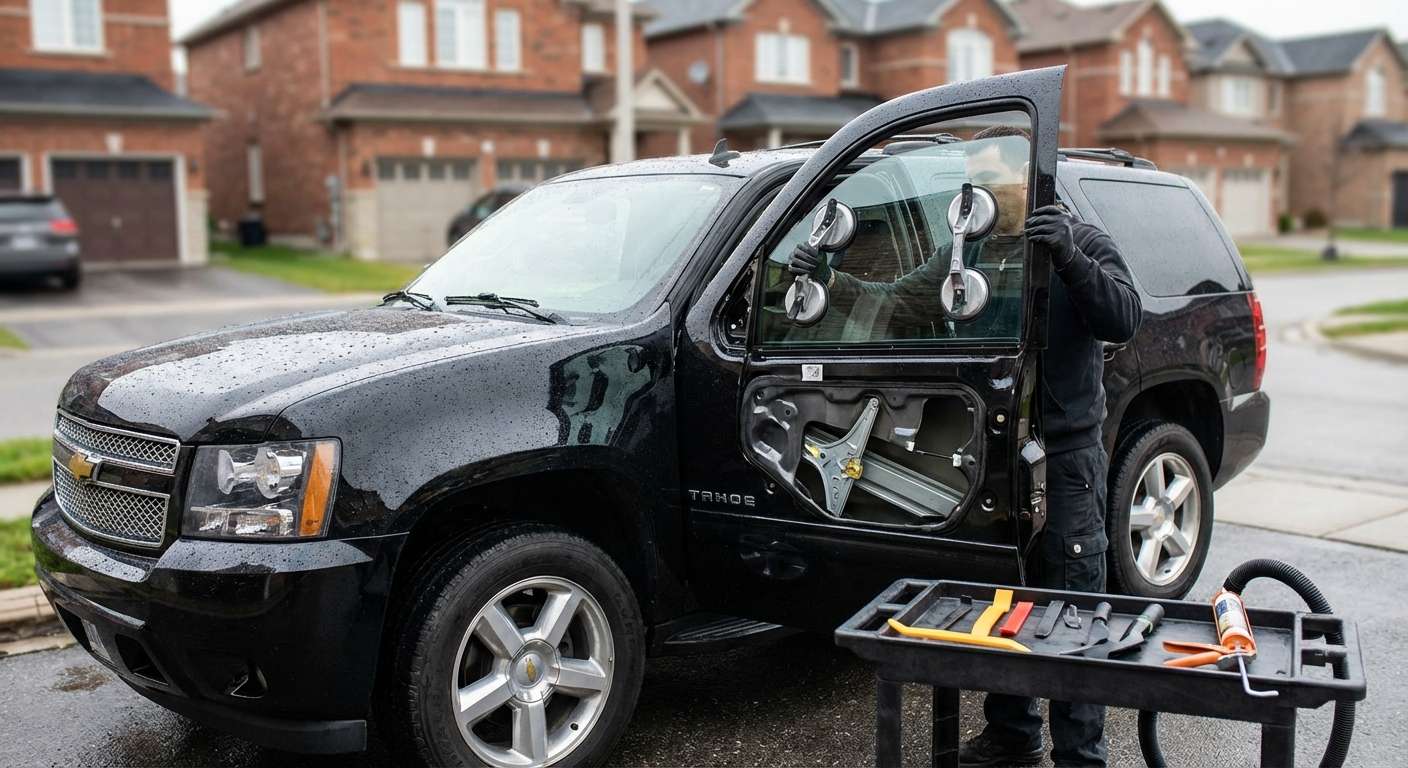 Door Glass Replacement for Chevrolet Tahoe 2007-2014 by Alexwindshield