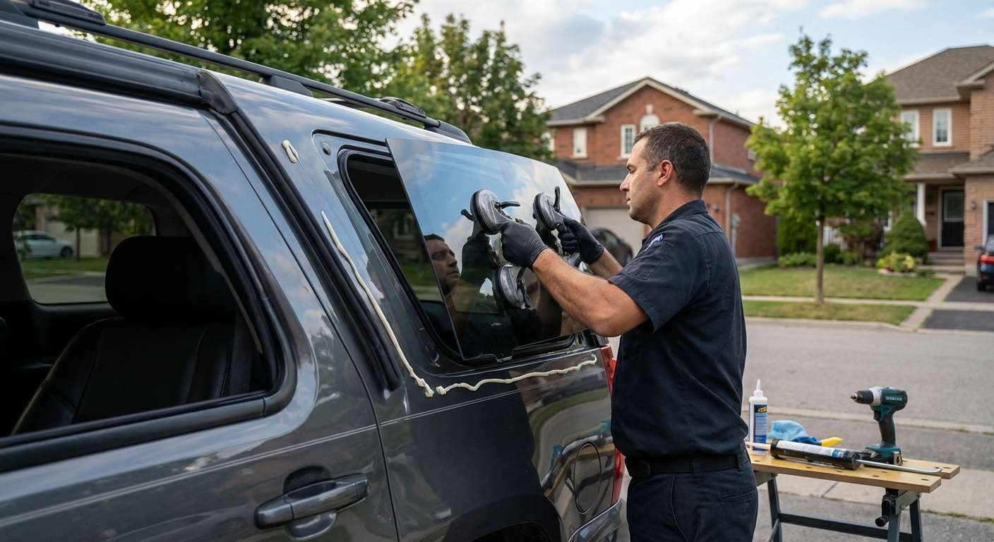 Quarter Glass Replacement for Chevrolet Tahoe 2007-2014 by Alexwindshield