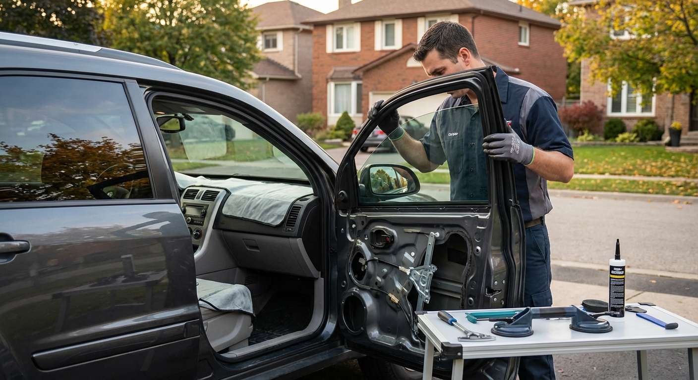 Door Glass Replacement for Chevrolet Equinox 2005-2009 by Alexwindshield
