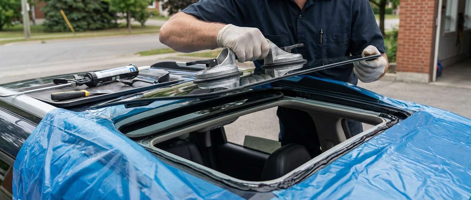 Sunroof Replacement for Chevrolet Equinox 2005-2009 by Alexwindshield