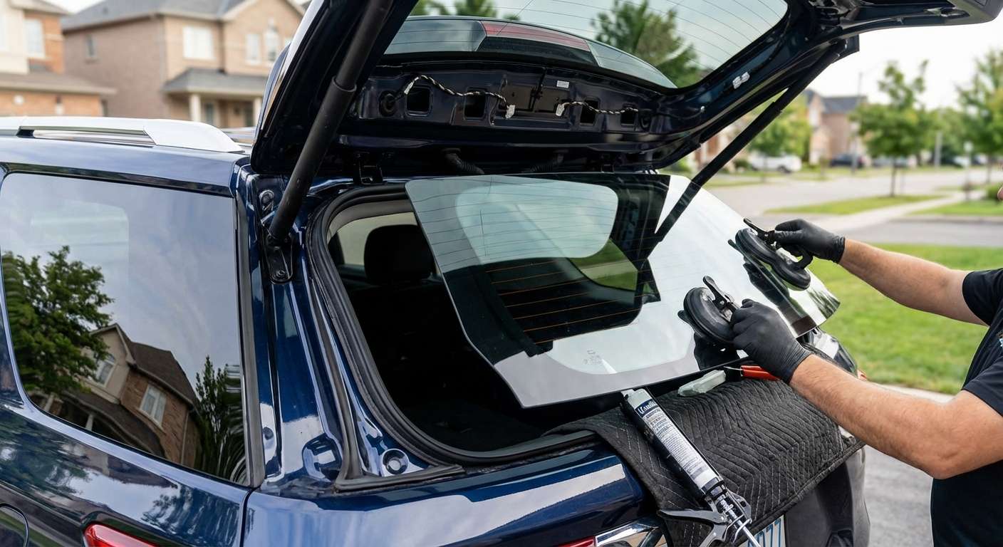 Back Glass Replacement for Chevrolet Traverse 2024-2027 by Alexwindshield