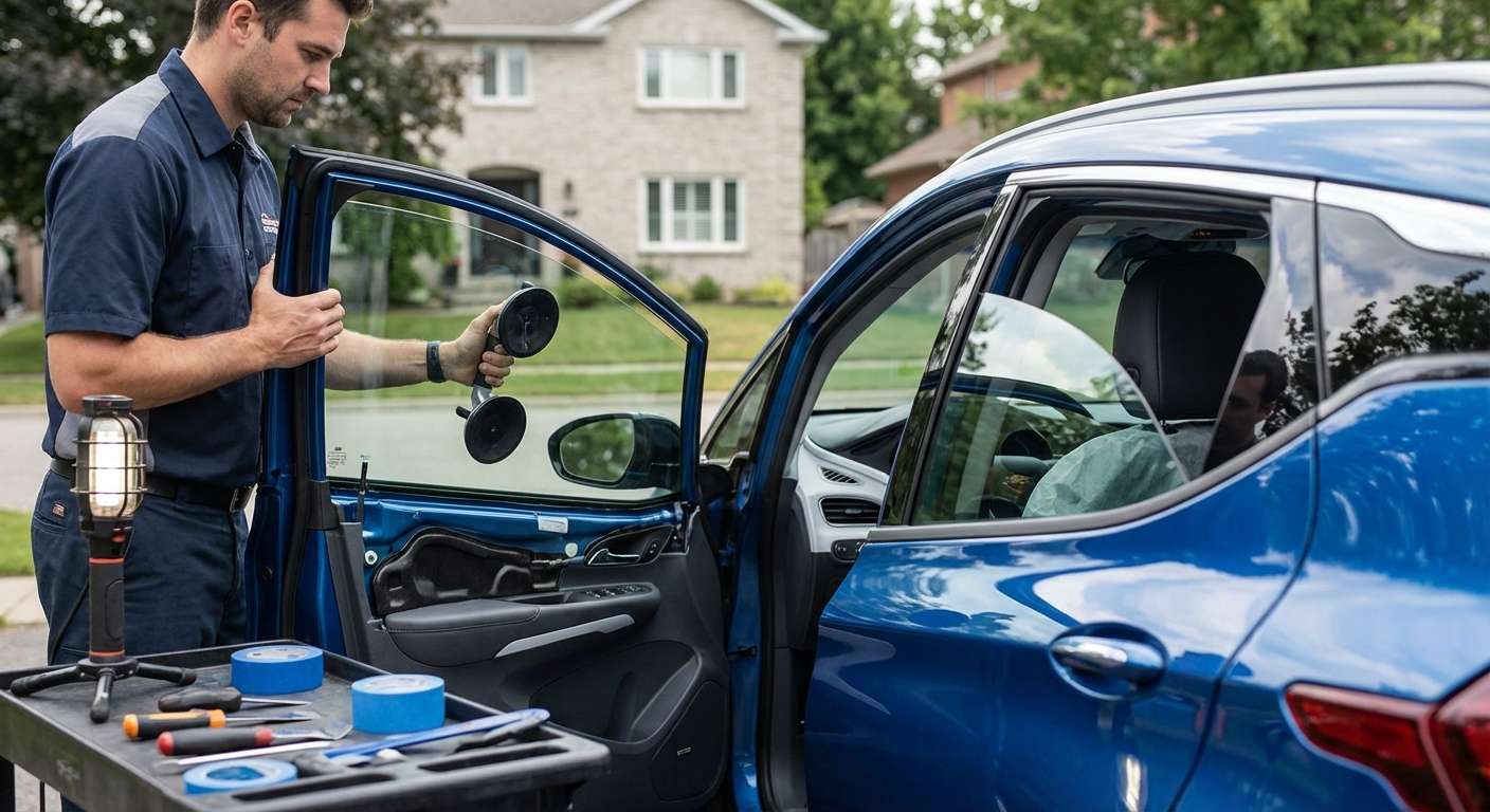 Door Glass Replacement for Chevrolet Bolt EV 2017-2023 by Alexwindshield