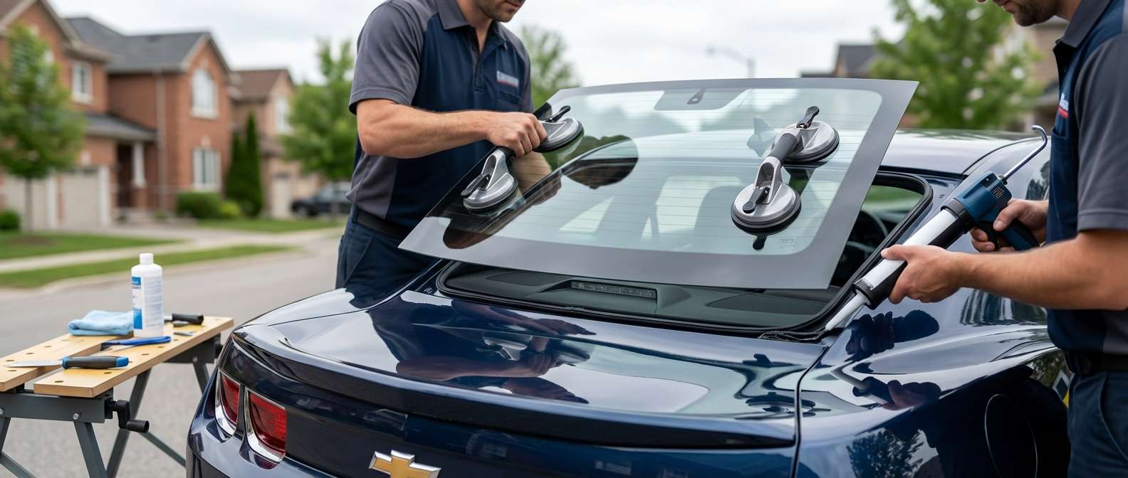 Back Glass Replacement for Chevrolet Camaro 2010-2015 by Alexwindshield