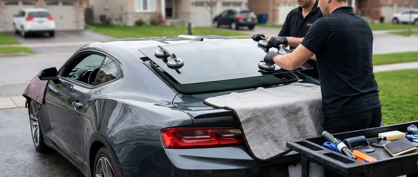 Back Glass Replacement for Chevrolet Camaro 2016-2024 by Alexwindshield