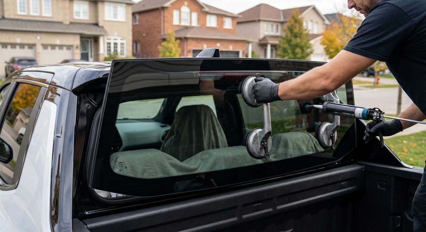 Back Glass Replacement for Chevrolet Silverado EV 2024-2027 by Alexwindshield