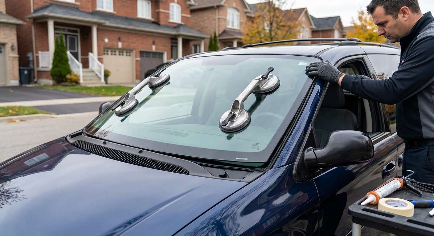 Windshield Replacement for Chrysler Town & Country 2001-2007 by Alexwindshield