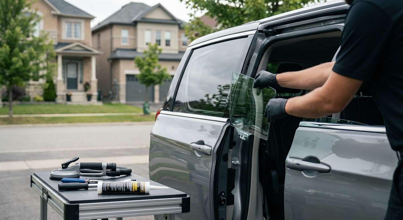 Door Glass Replacement for Chrysler Grand Caravan (Chrysler) 2021-2027 by Alexwindshield