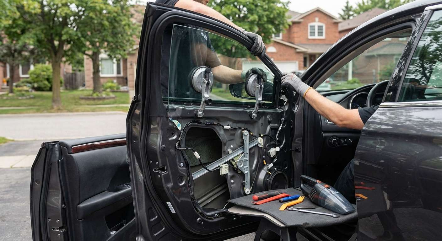 Door Glass Replacement for Chrysler 200 2015-2017 by Alexwindshield