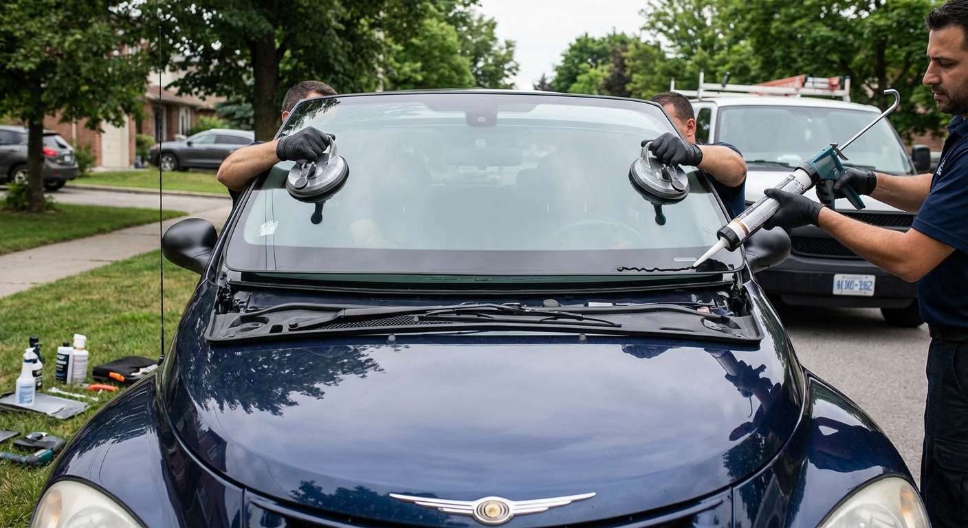 Windshield Replacement for Chrysler PT Cruiser 2001-2010 by Alexwindshield