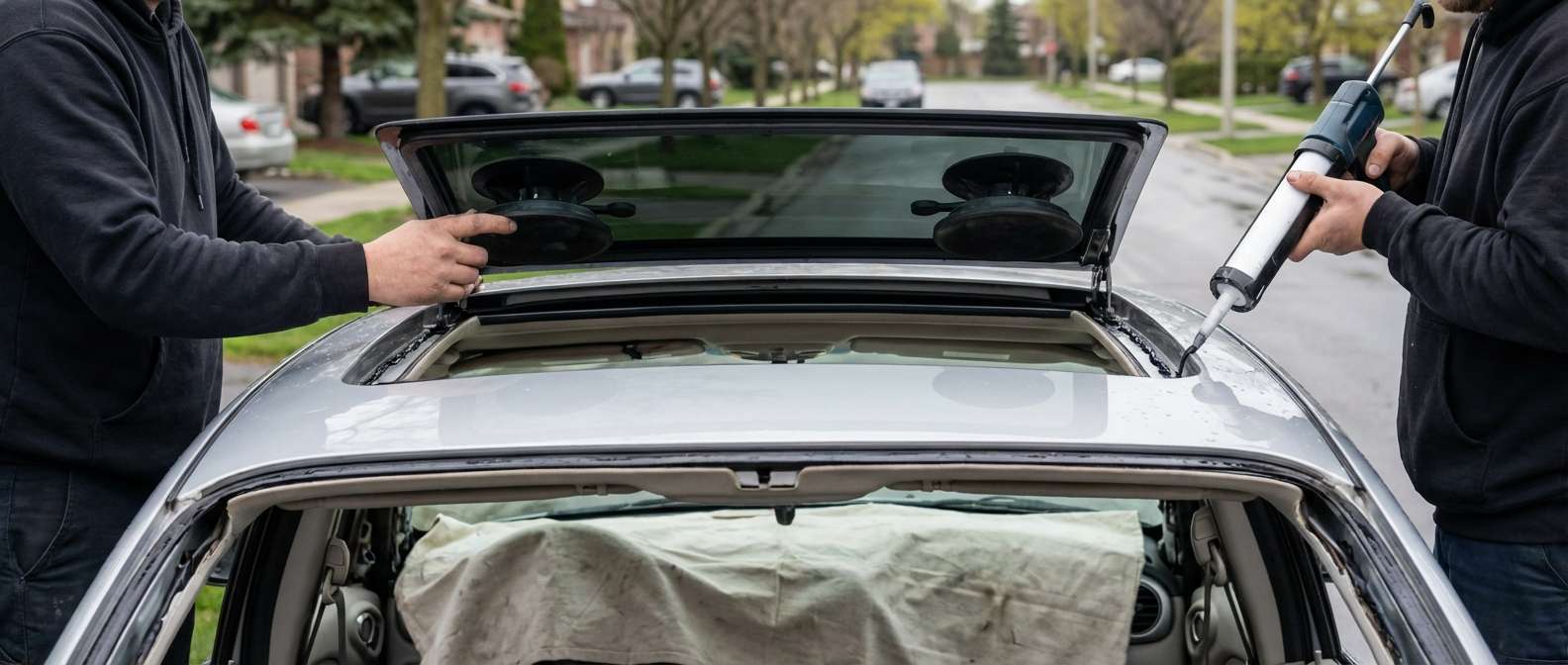 Sunroof Replacement for Chrysler PT Cruiser 2001-2010 by Alexwindshield