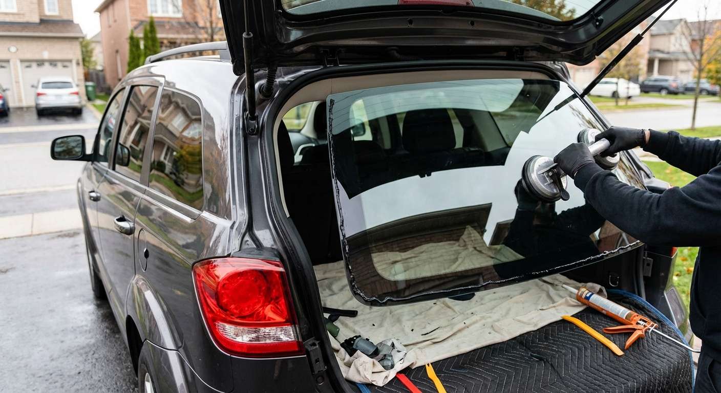 Back Glass Replacement for Dodge Journey 2009-2020 by Alexwindshield