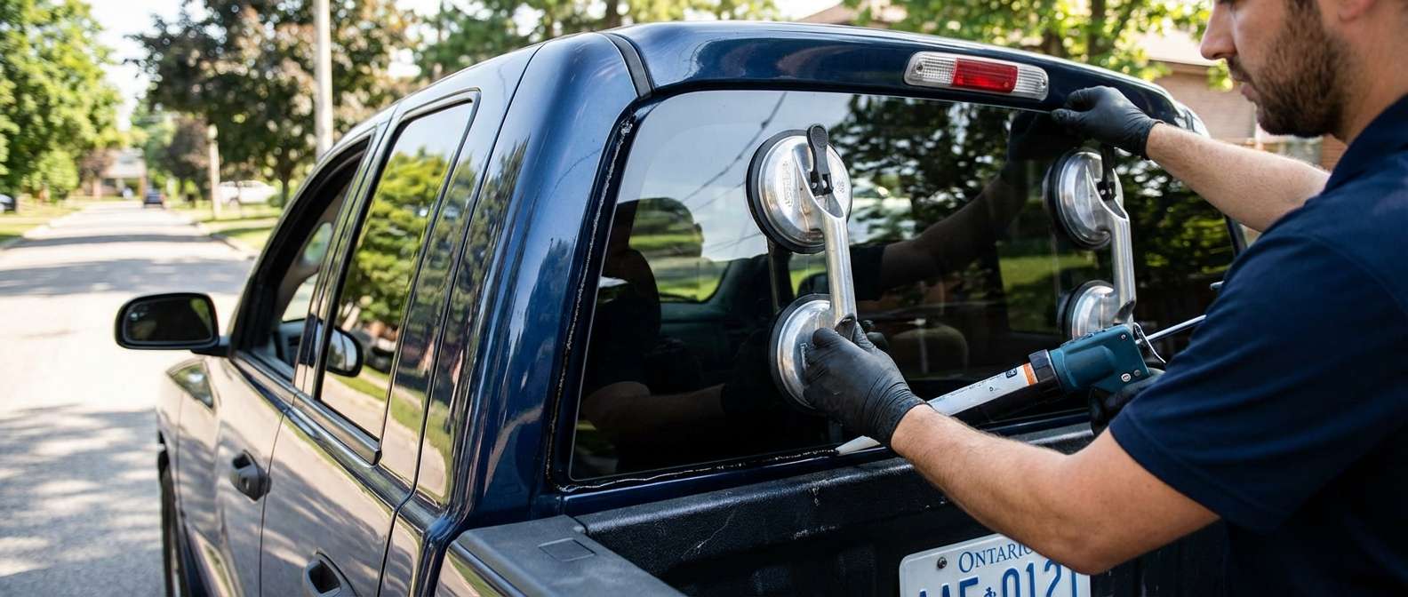 Back Glass Replacement for Dodge Dakota 2005-2011 by Alexwindshield