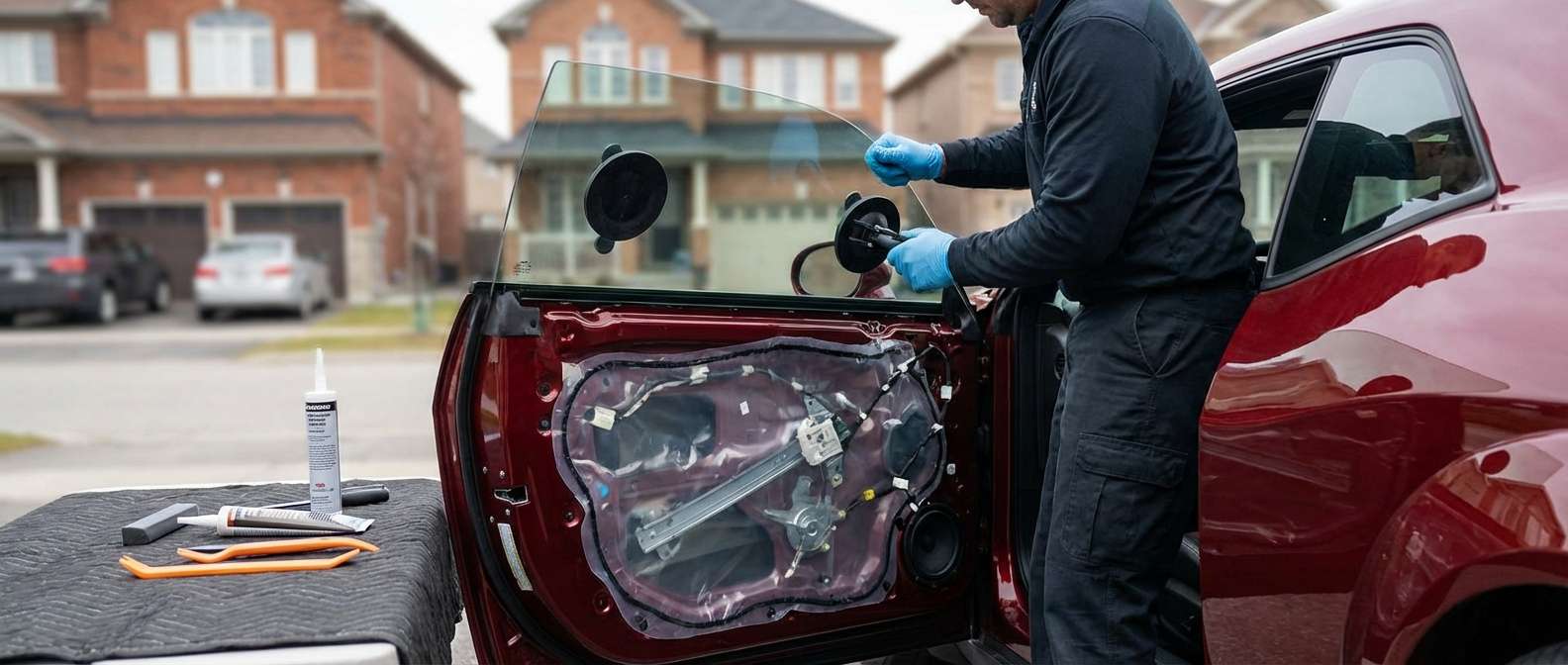 Door Glass Replacement for Dodge Challenger 2008-2023 by Alexwindshield