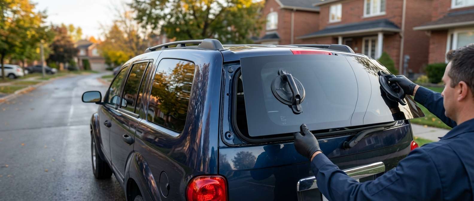 Back Glass Replacement for Dodge Durango 2004-2009 by Alexwindshield