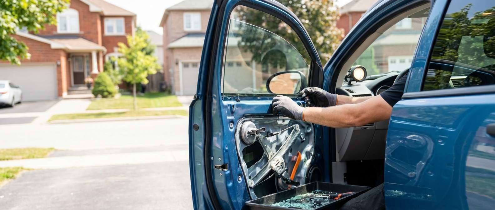 Door Glass Replacement for Dodge Caliber 2007-2012 by Alexwindshield
