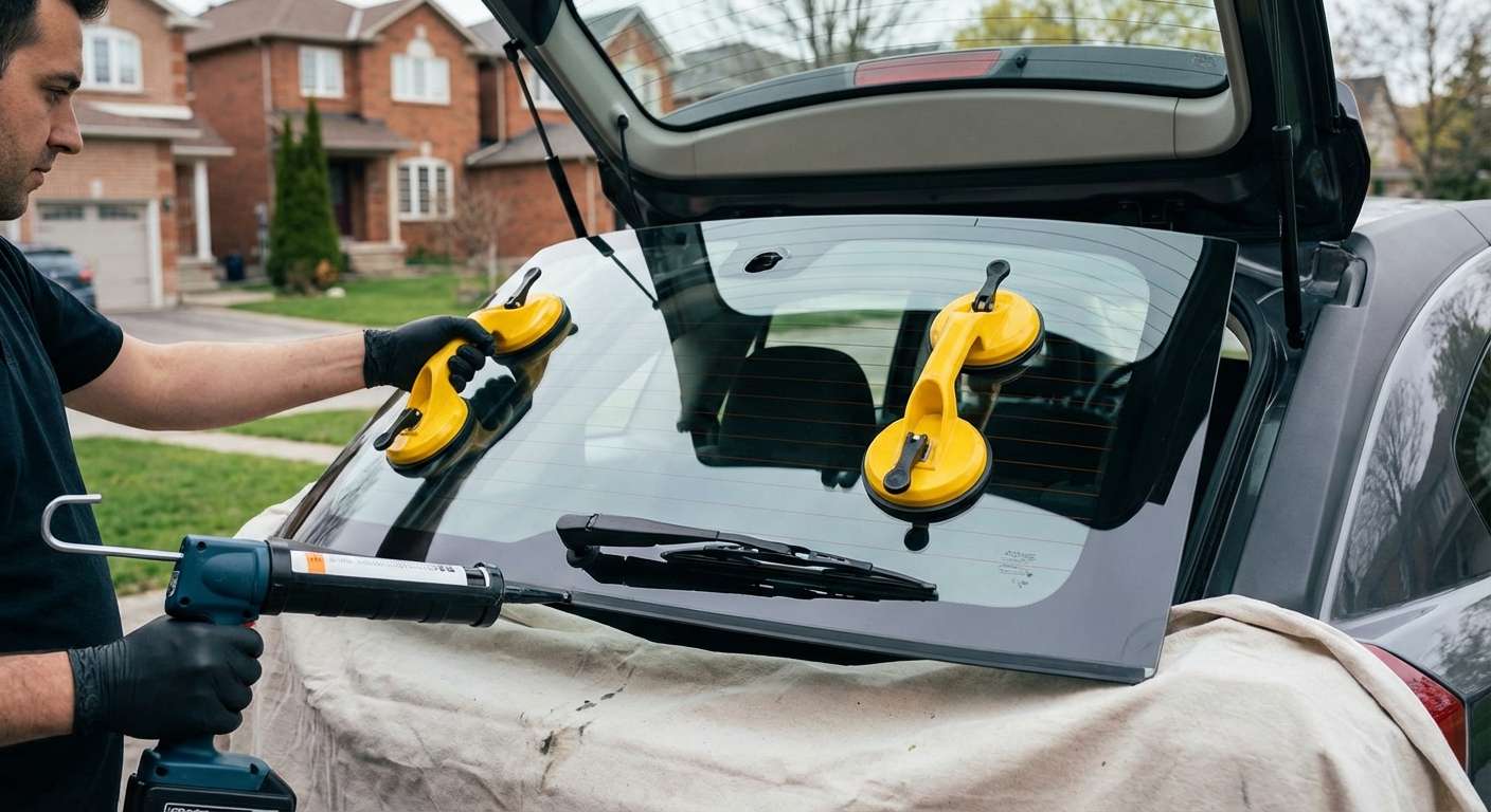 Back Glass Replacement for Dodge Caliber 2007-2012 by Alexwindshield