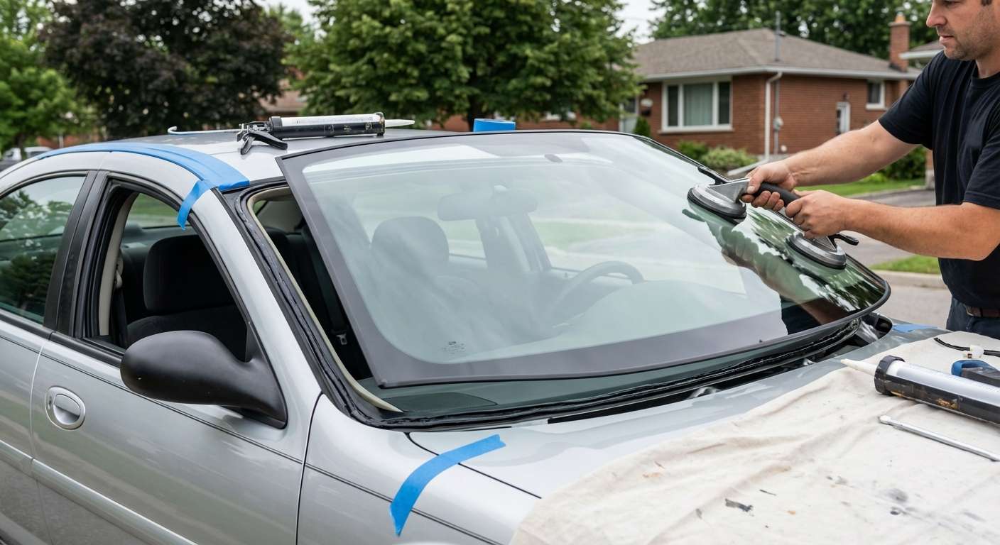 Windshield Replacement for Dodge Stratus 2001-2006 by Alexwindshield