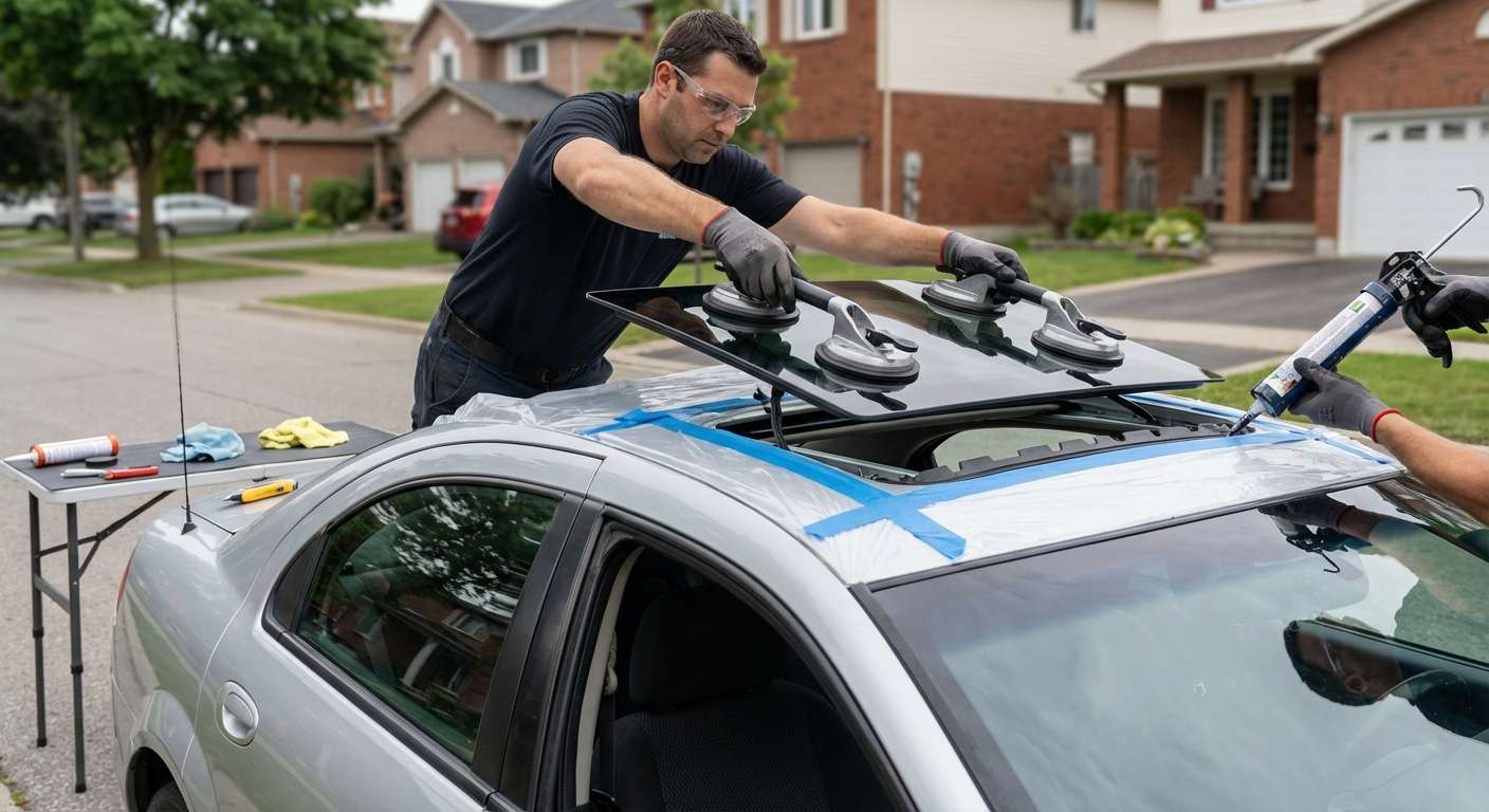 Sunroof Replacement for Dodge Stratus 2001-2006 by Alexwindshield