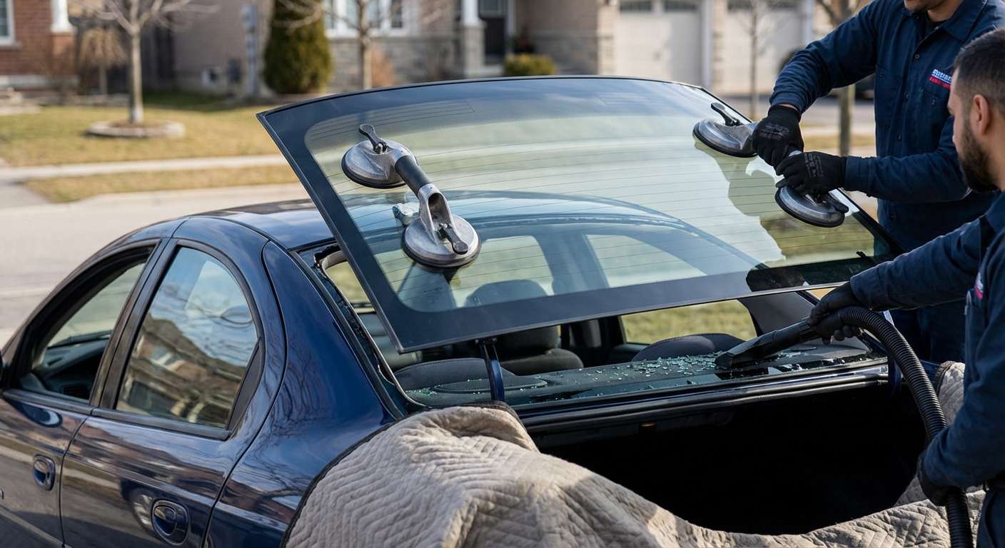 Back Glass Replacement for Dodge Neon 2000-2005 by Alexwindshield