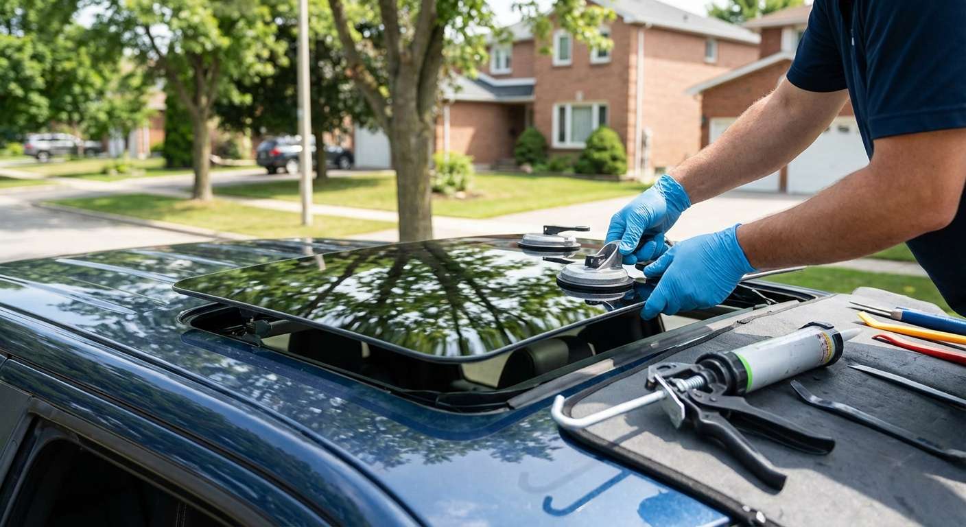 Sunroof Replacement for Ford F-150 2009-2014 by Alexwindshield