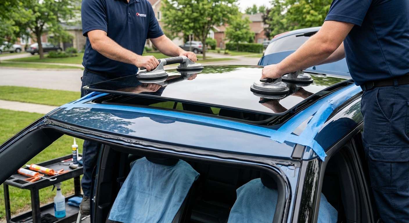 Sunroof Replacement for Ford Explorer 2020-2027 by Alexwindshield