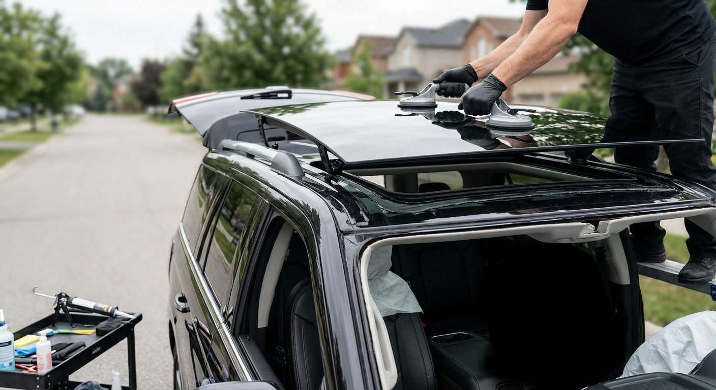 Sunroof Replacement for Ford Expedition 2018-2024 by Alexwindshield