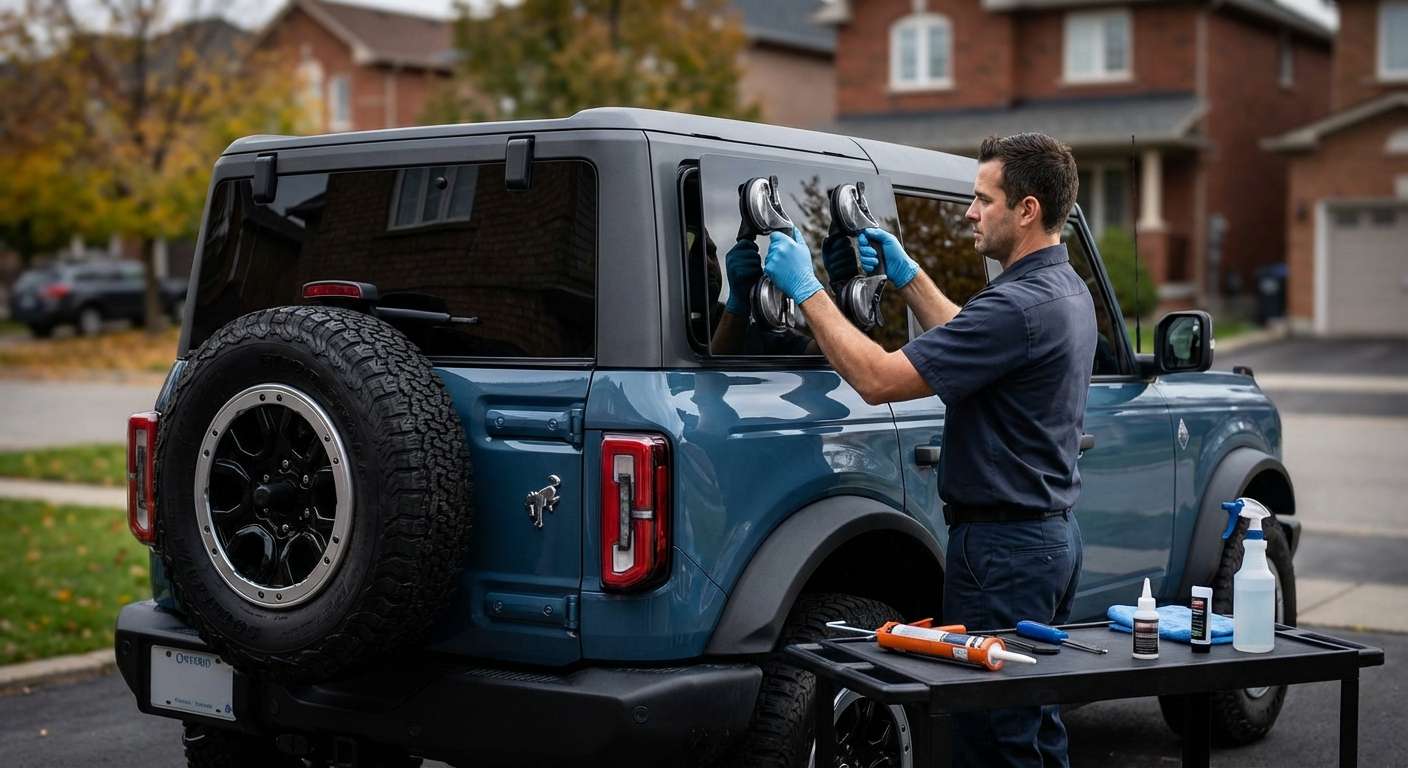 Quarter Glass Replacement for Ford Bronco 2021-2027 by Alexwindshield