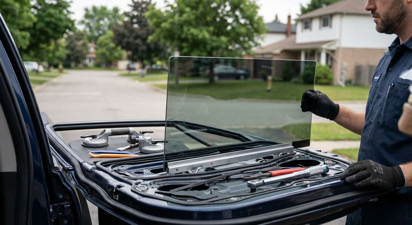 Vent Glass Replacement for Ford Bronco 2021-2027 by Alexwindshield