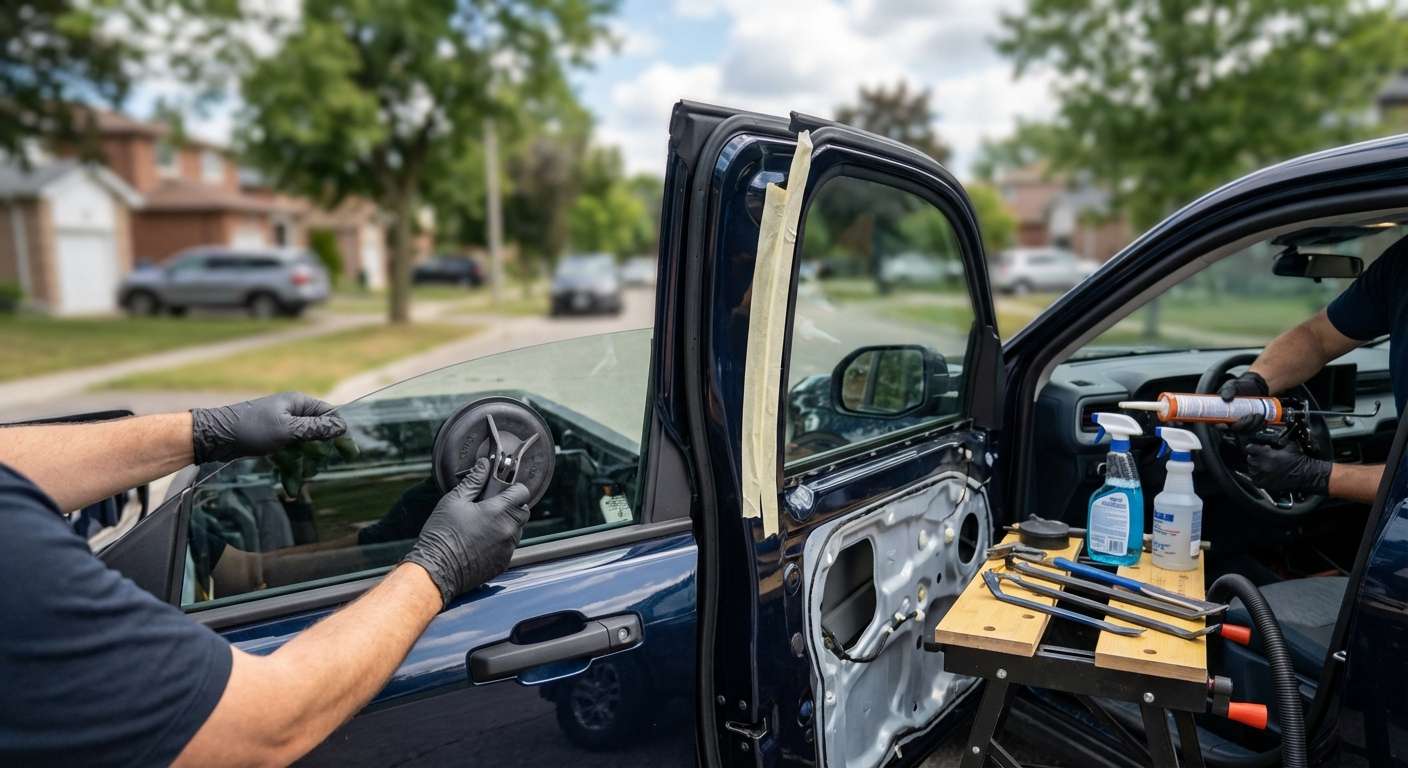 Vent Glass Replacement for Ford Maverick 2022-2027 by Alexwindshield